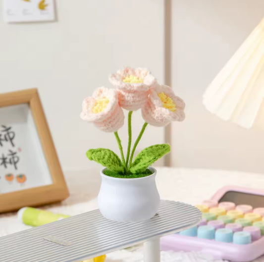 Valentines Day Crochet Flowers